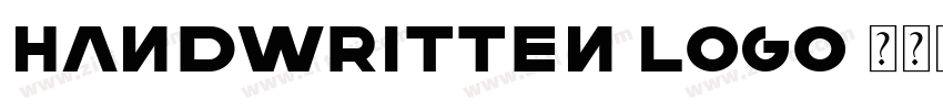 Handwritten Logo字体转换